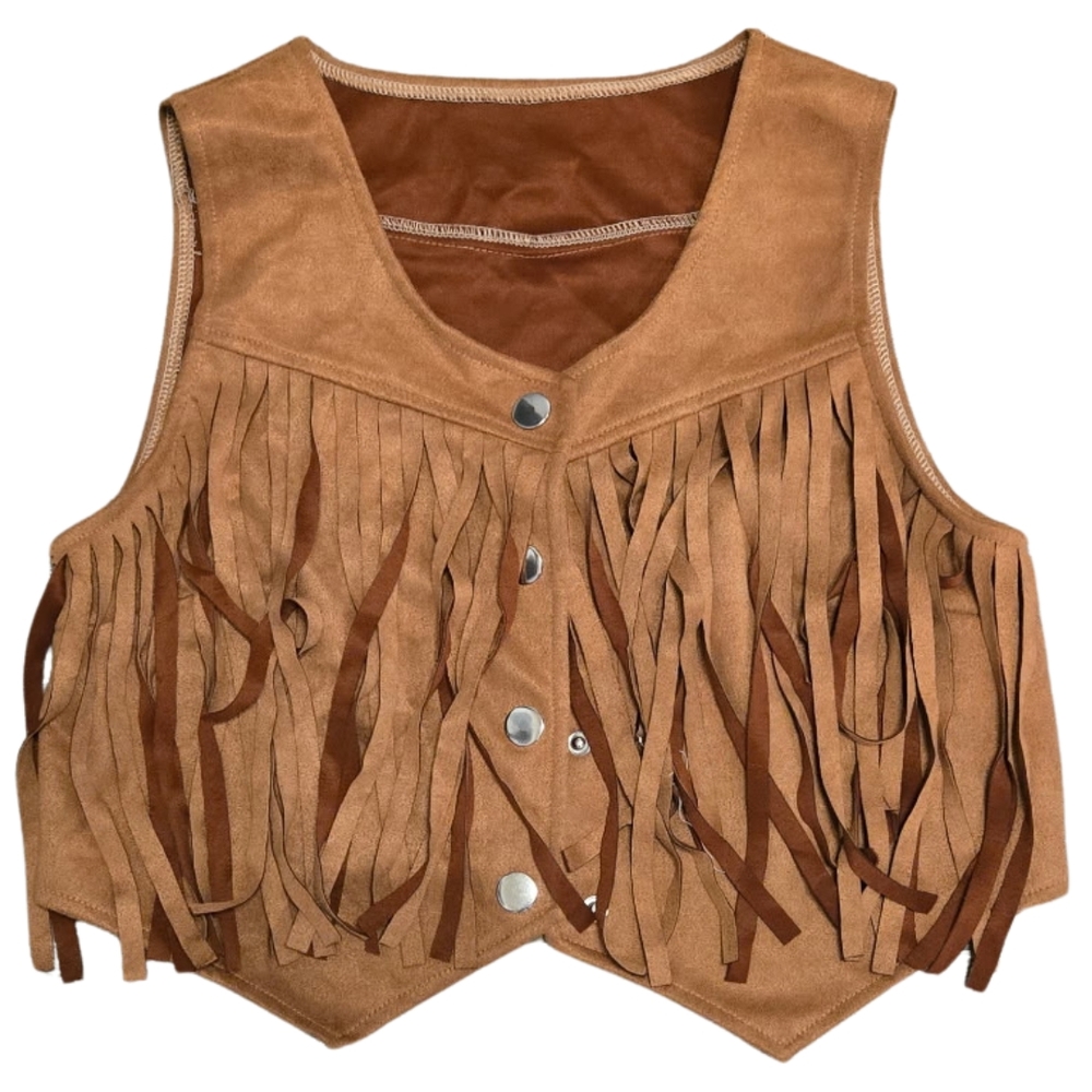 Fringed Suede Vest